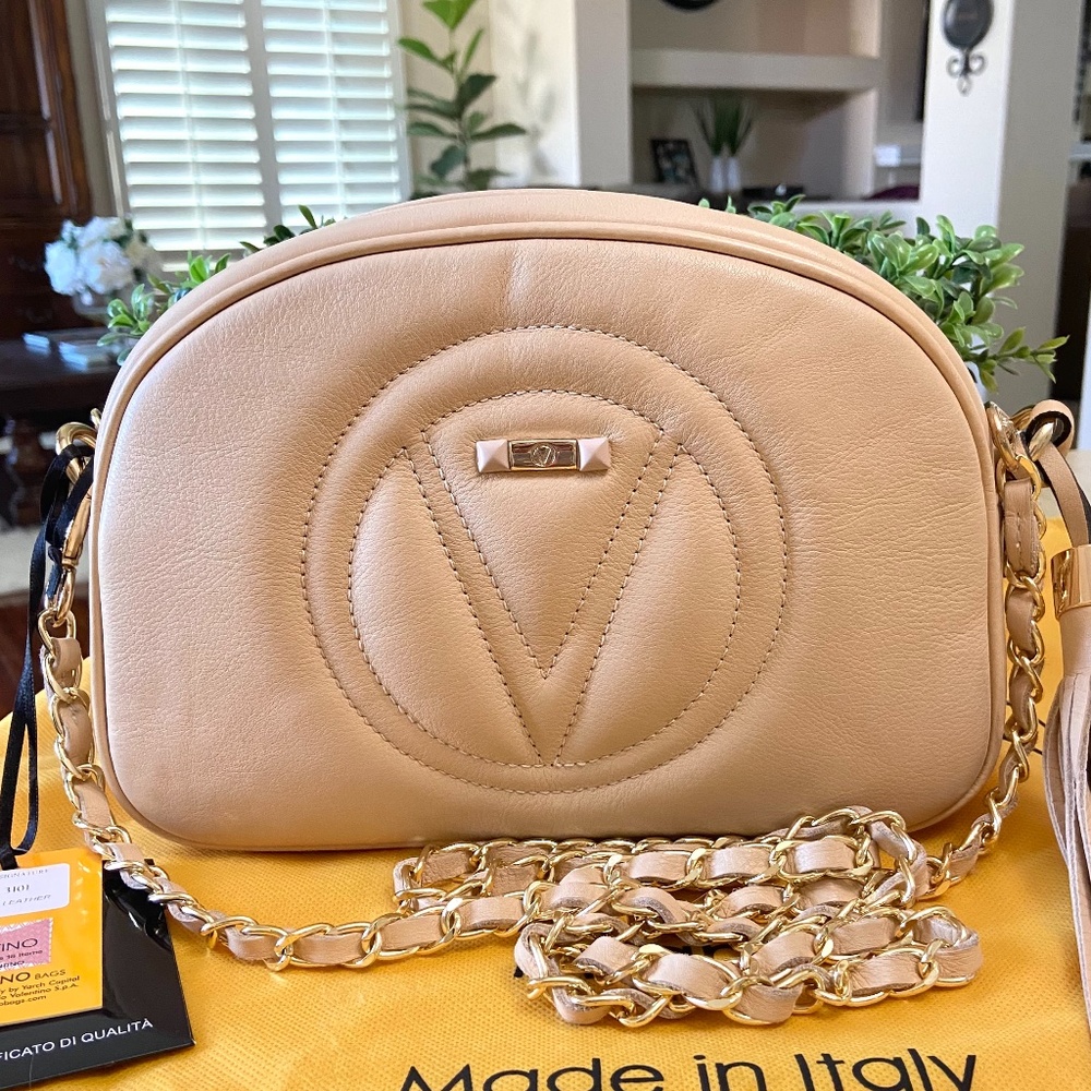 COPY - Valentino by Mario Valentino Harper Signature Leather Crossbody